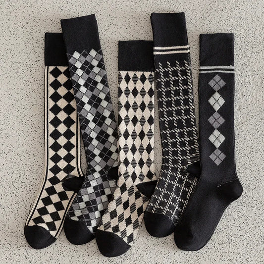 Plaid Patterned Socks