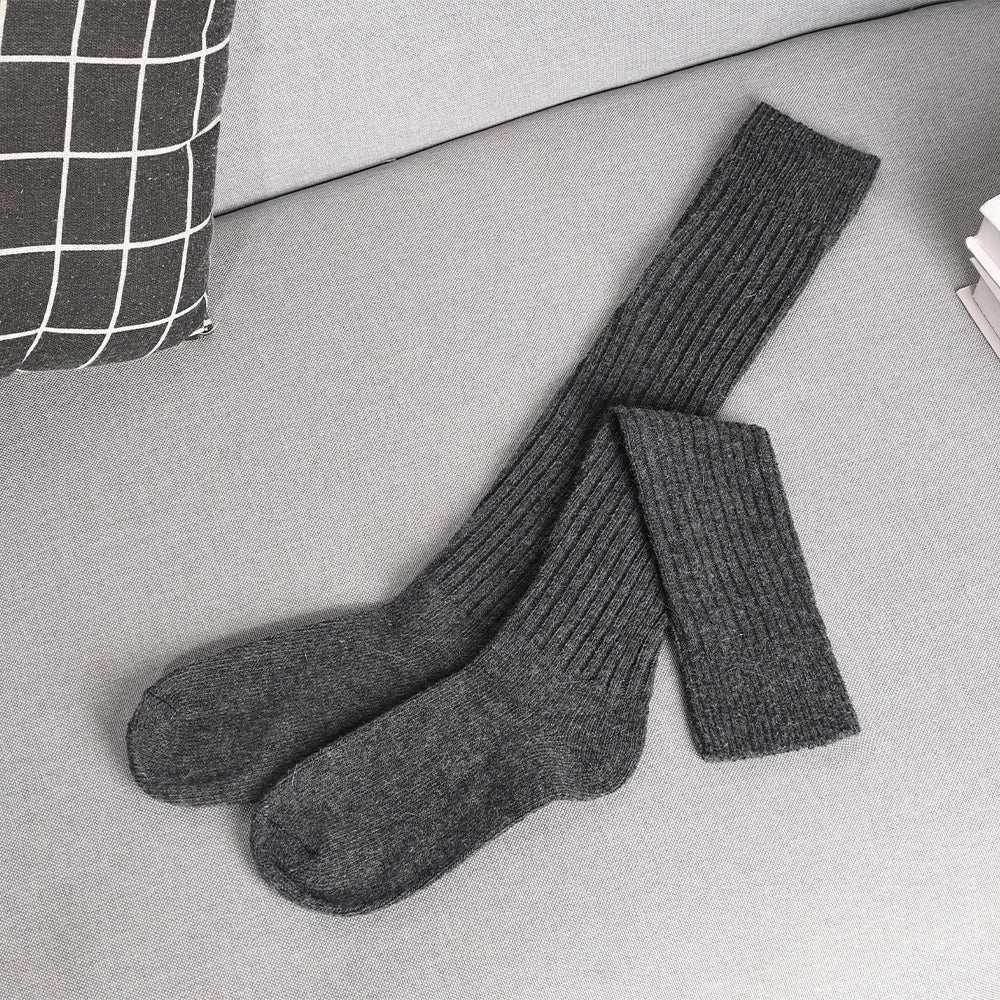 Knee-High Cashmere Socks