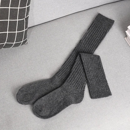 Knee-High Cashmere Socks