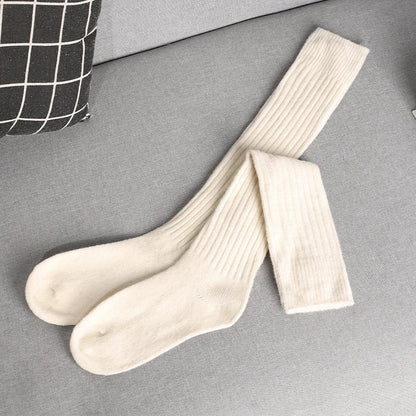 Knee-High Cashmere Socks