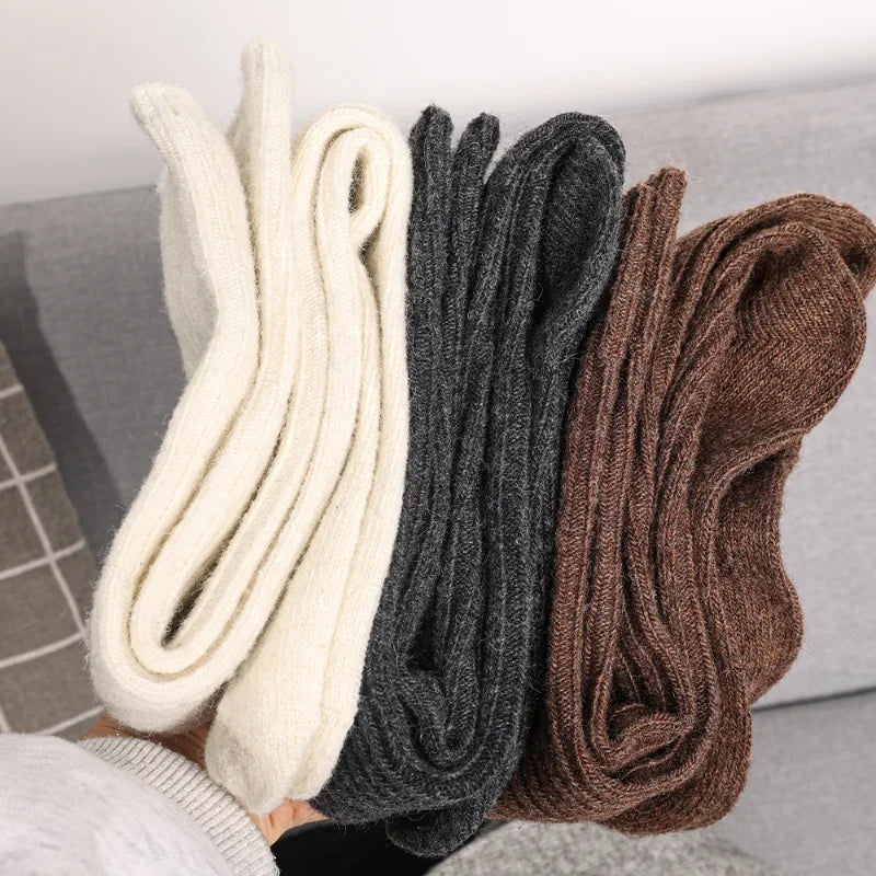 Knee-High Cashmere Socks