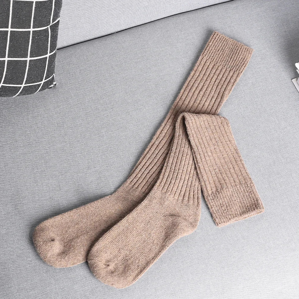 Knee-High Cashmere Socks