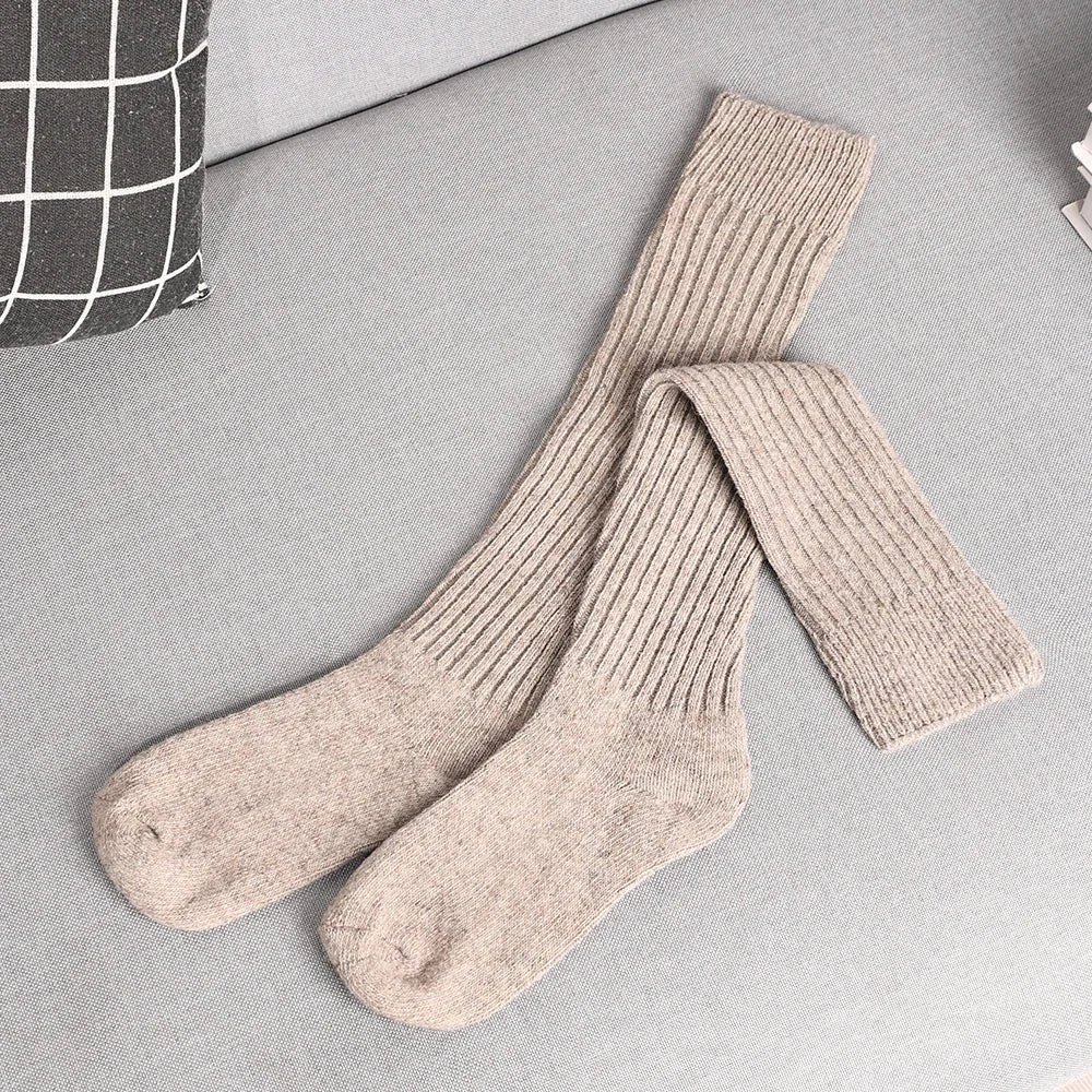 Knee-High Cashmere Socks