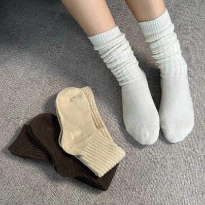 Knee-High Cashmere Socks