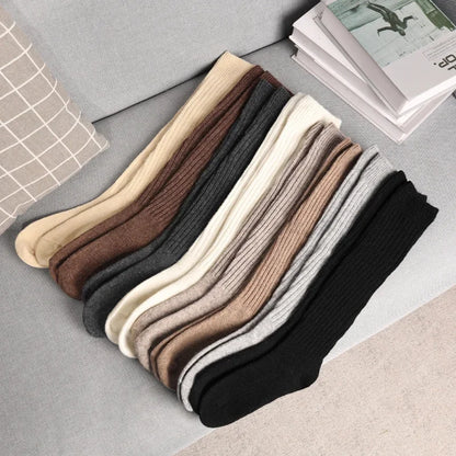 Knee-High Cashmere Socks