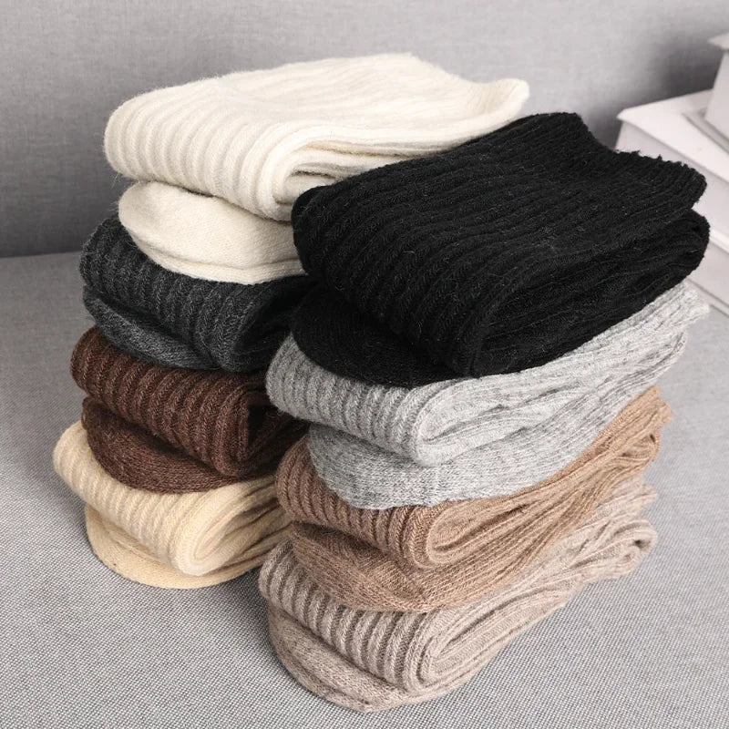 Knee-High Cashmere Socks